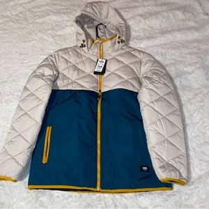 Vans puffer zip up